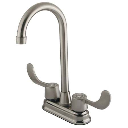 Kingston Brass Bar Faucet, Brushed Nickel KB498ADA
